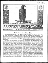 Kriegszeitung des A.T.V. Graz