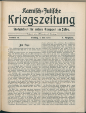 Karnisch-Julische Kriegszeitung