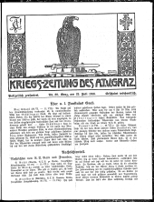 Kriegszeitung des A.T.V. Graz