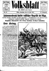 Volksblatt für Stadt und Land