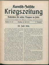 Karnisch-Julische Kriegszeitung