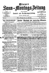 Wiener Sonn- und Montags-Zeitung