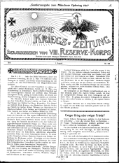 Champagne-Kriegs-Zeitung