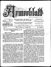 Armeeblatt: militär-wiss. Wochens. ...unserer Land- u. Seemacht