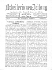 Arbeiterinnen Zeitung