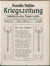 Karnisch-Julische Kriegszeitung