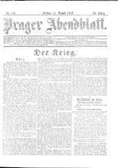 Prager Abendblatt