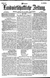 Wiener Landwirtschaftliche Zeitung