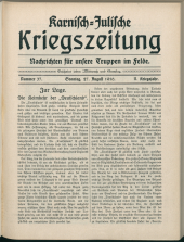 Karnisch-Julische Kriegszeitung