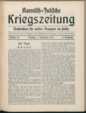 Karnisch-Julische Kriegszeitung