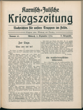 Karnisch-Julische Kriegszeitung