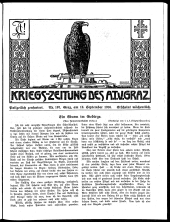 Kriegszeitung des A.T.V. Graz