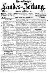 Vorarlberger Landes-Zeitung