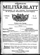 Streffleur's Militärblatt