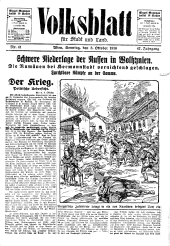 Volksblatt für Stadt und Land