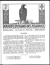 Kriegszeitung des A.T.V. Graz