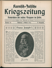 Karnisch-Julische Kriegszeitung