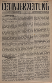 Cetinjer Zeitung