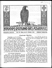 Kriegszeitung des A.T.V. Graz