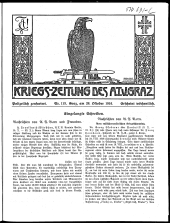 Kriegszeitung des A.T.V. Graz