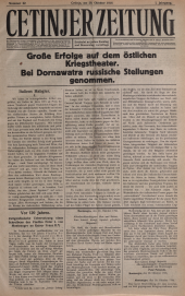 Cetinjer Zeitung