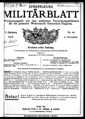 Streffleur's Militärblatt