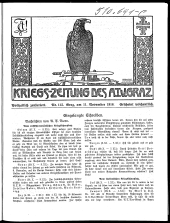 Kriegszeitung des A.T.V. Graz