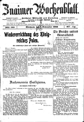 Znaimer Wochenblatt