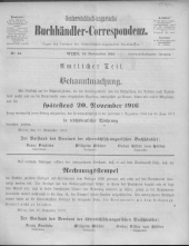 Oesterreichische Buchhändler-Correspondenz