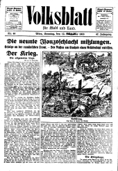 Volksblatt für Stadt und Land