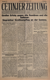 Cetinjer Zeitung