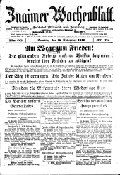 Znaimer Wochenblatt