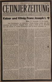 Cetinjer Zeitung