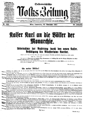 (Österreichische) Volks-Zeitung