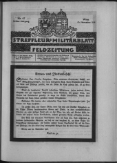 Streffleur's Militärblatt