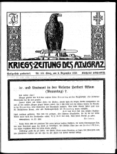 Kriegszeitung des A.T.V. Graz