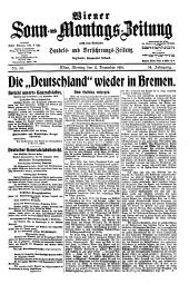 Wiener Sonn- und Montags-Zeitung