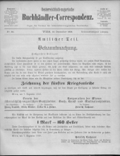 Oesterreichische Buchhändler-Correspondenz