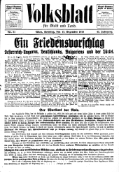 Volksblatt für Stadt und Land