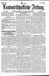 Wiener Landwirtschaftliche Zeitung