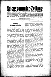 Kriegssammler-Zeitung