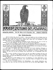 Kriegszeitung des A.T.V. Graz