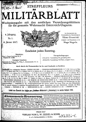 Streffleur's Militärblatt