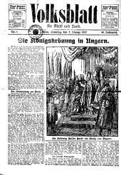 Volksblatt für Stadt und Land