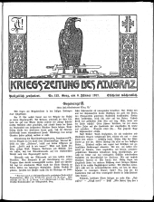 Kriegszeitung des A.T.V. Graz