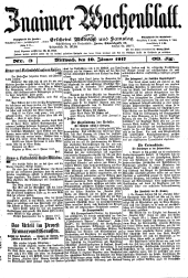 Znaimer Wochenblatt