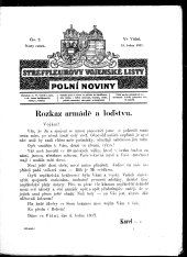 Streffleurovy vojenské listy: Plní noviny