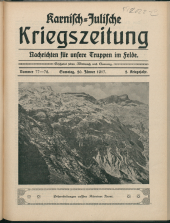 Karnisch-Julische Kriegszeitung