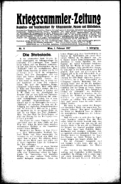 Kriegssammler-Zeitung