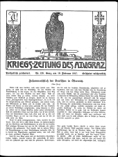 Kriegszeitung des A.T.V. Graz